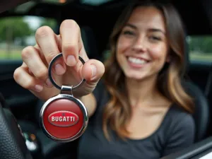 Bugatti Étui Clé Animal Acier Stylé Max